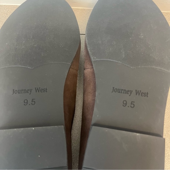 Men’s Brown Tassel Accent Loafers by Journey West Sz 9.5 NWOT